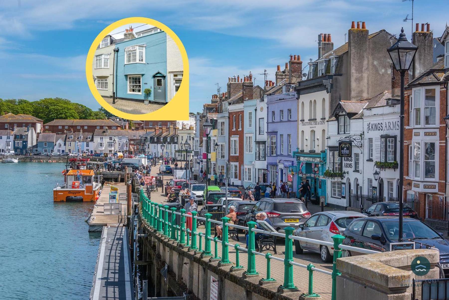 Cobb Cottage - Harbourside Permit Parking Уэймут Экстерьер фото
